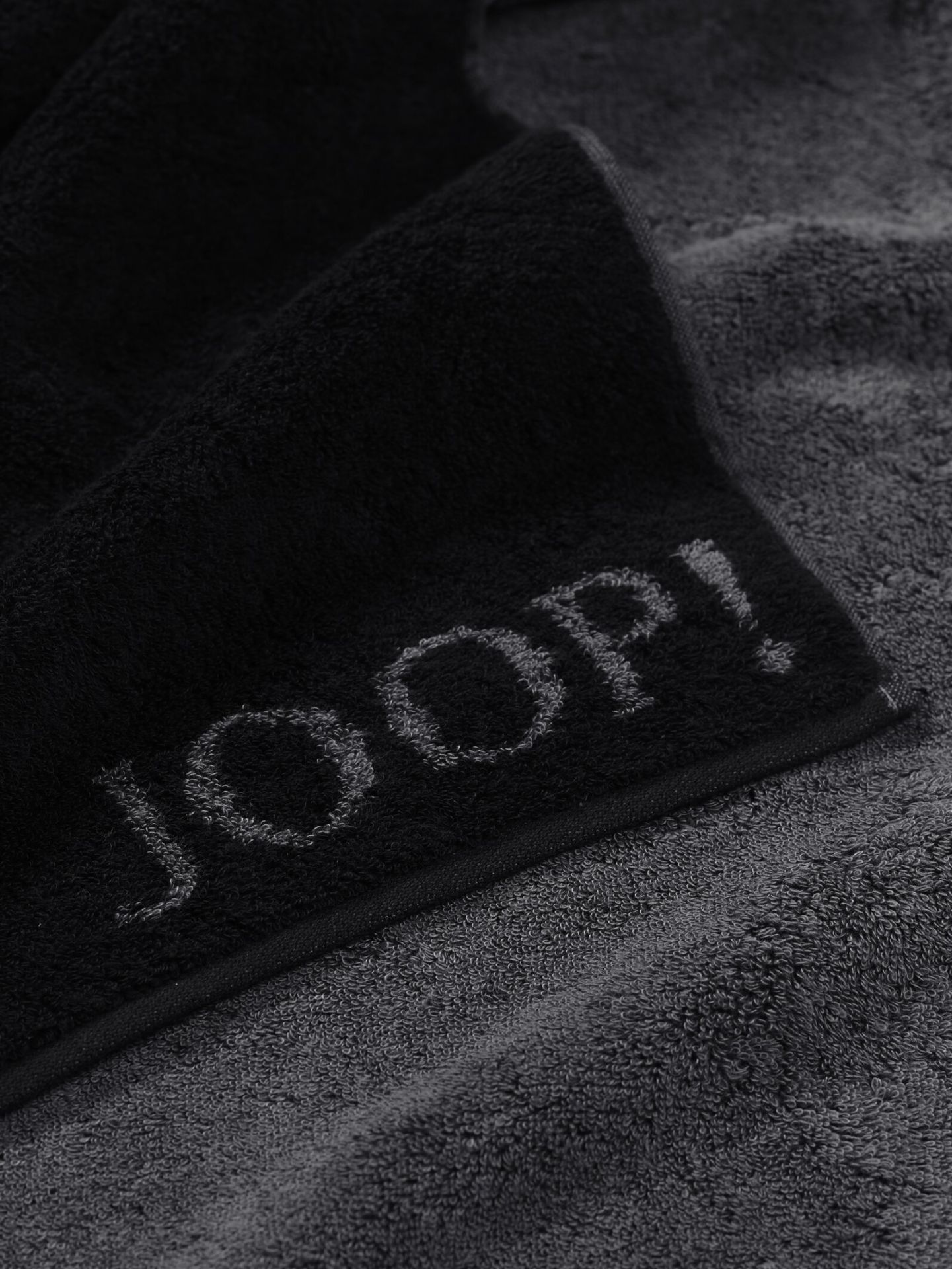 JOOP! Doubleface Handtuch schwarz