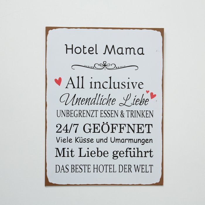 Boltze Schild Hotel Mama