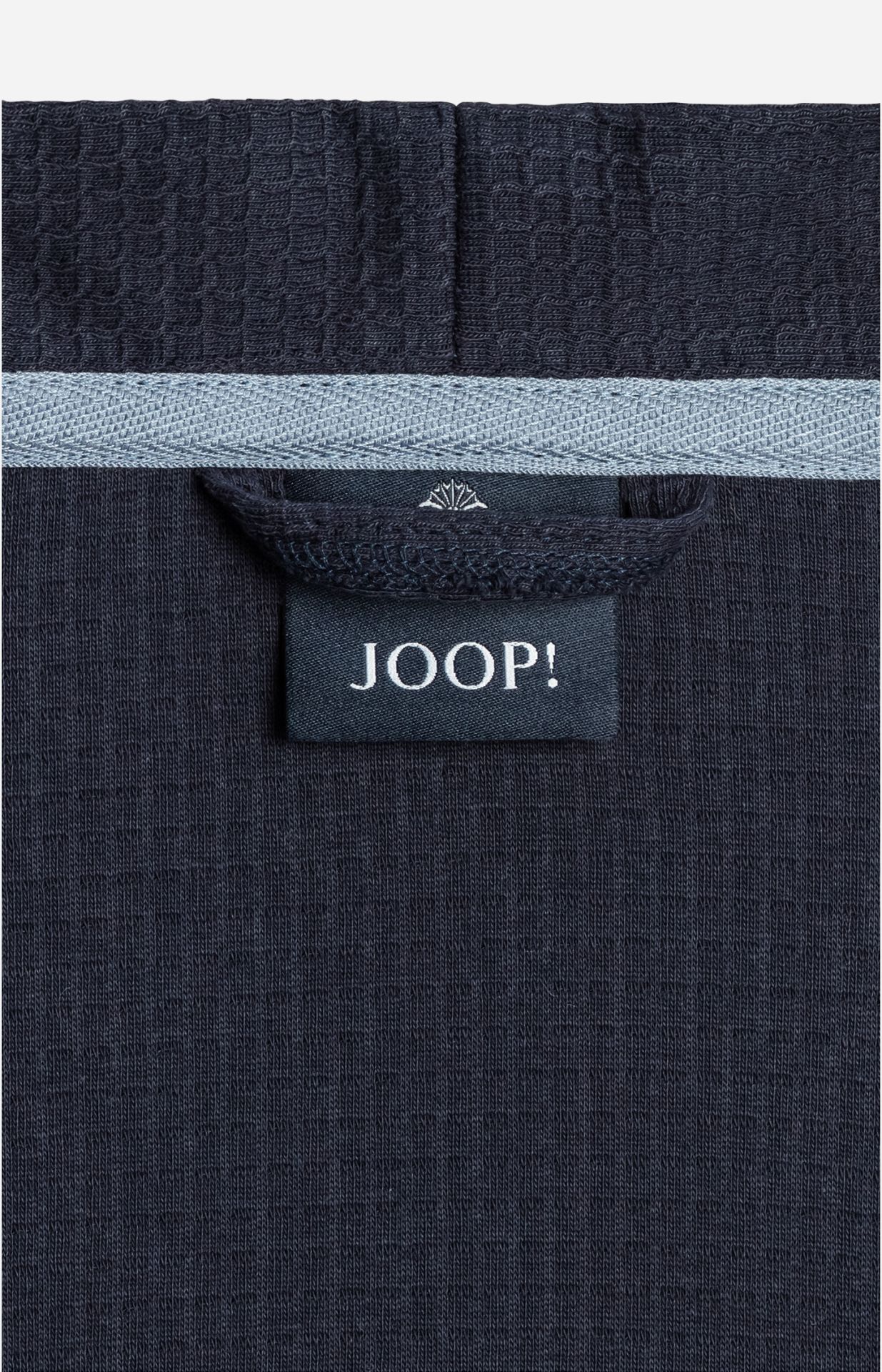 JOOP! Bademantel Uni Pique Herren-Kimono Gr.52 blau