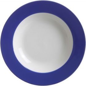 Suppenteller Doppio Indigo blau