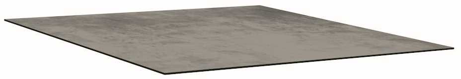 Stern Tischplatte Silverstar 2.0 Dekor Zement ca.80 x 80 cm 102300