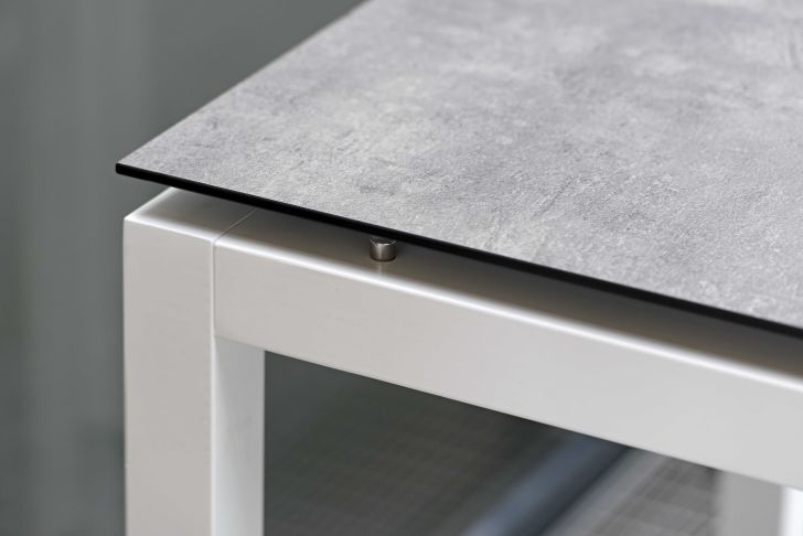 Stern Tischplatte Silverstar 2.0 Dekor Zement ca.80 x 80 cm 102300